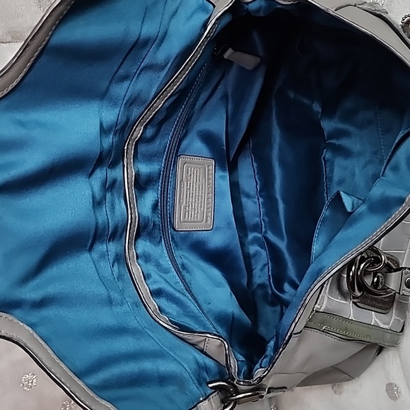 Coach 2011 Kristin Spectator Leather Flap Satchel Like NEW - Picture 5 of 7